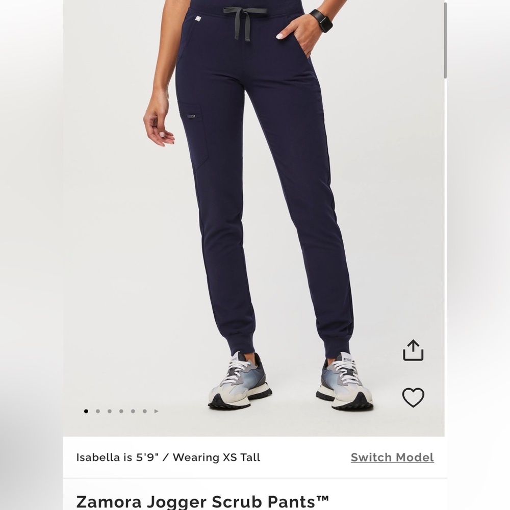 Figs Women’s Zamora Jogger Scrub Pants size small petite